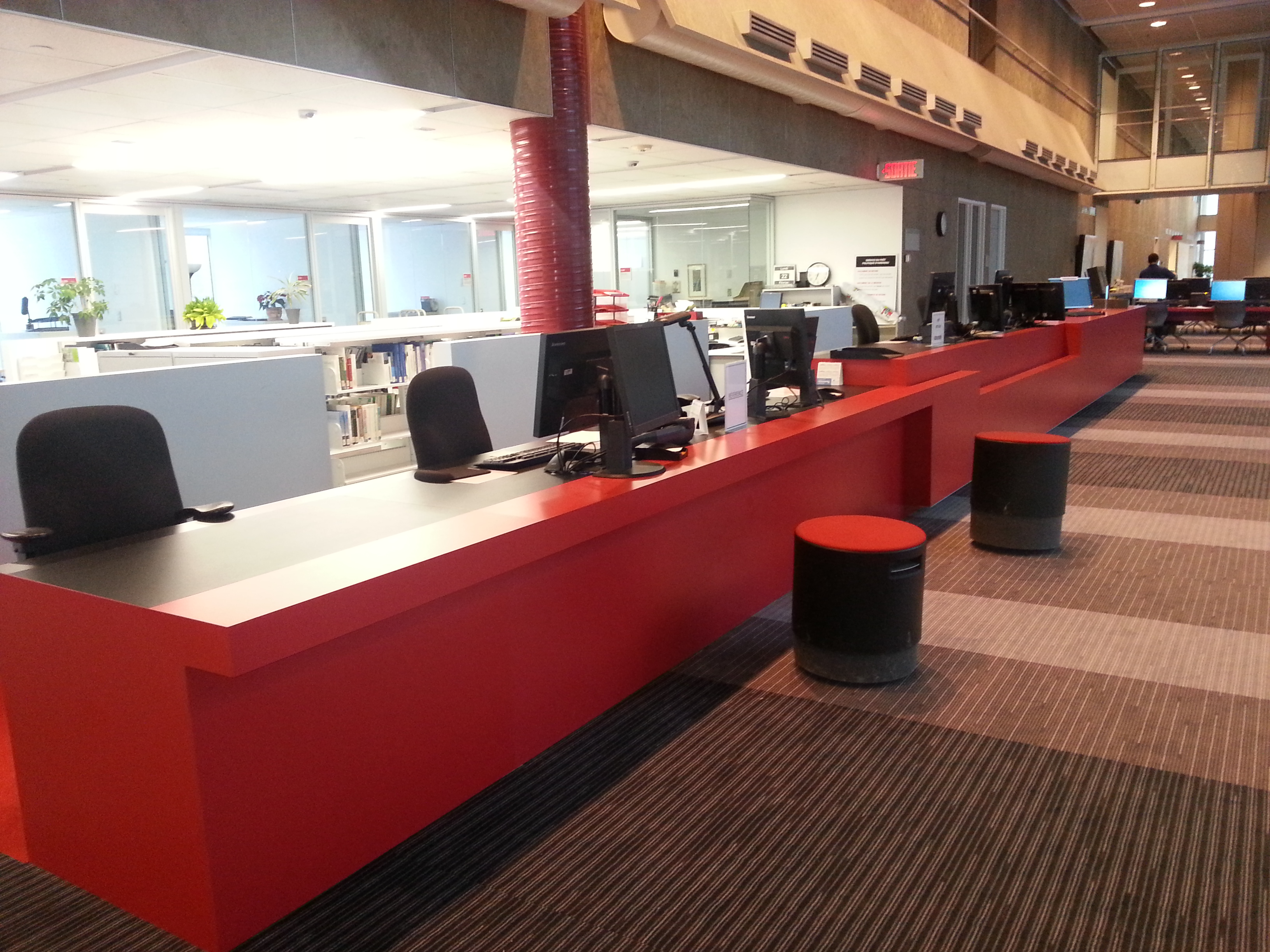 Réaménagement de la Bibliothèque du HEC